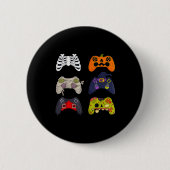 Halloween Skeleton Zombie Gaming Controllers Ronde Button 5,7 Cm (Voorkant)