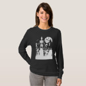Halloween Skeleton Zombie Graveyard Trick or treat T-shirt (Voorkant volledig)