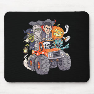 Halloween Skeleton Zombie Monster Truck Vampire Bo Muismat