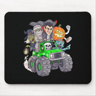 Halloween Skeleton Zombie Monster Truck Vampire Bo Muismat
