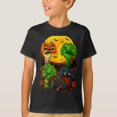 Halloween Skeleton Zombie Mummy Gaming Controller  T-shirt (Voorkant)