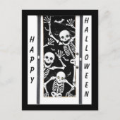 Halloween Skeletons Briefkaart (Voorkant)