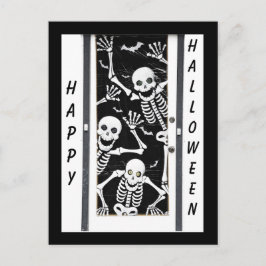 Halloween Skeletons Briefkaart