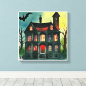 Halloween Skeletons Canvas Afdruk (Insitu (Houten vloer))