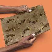 Halloween Skeletons Dansende Scary Spooky Cadeaupapier