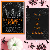 Halloween Skeletons Graveyard Kostuum Party Kaart
