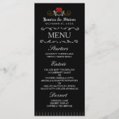 Halloween Skeletons & Heart Matching Wedding Menu (Voorkant)