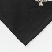 Halloween Skeletons Ive Got Your Back Costume Men  Fleece Deken (Hoek)