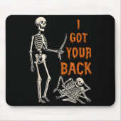 Halloween Skeletons Ive Got Your Back Costume Men Muismat (Voorkant)