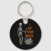Halloween Skeletons Ive Got Your Back Costume Men Sleutelhanger (Voorkant)