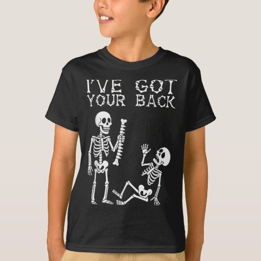 Halloween Skeletons Ive Got Your Back Costume Men  T-shirt (Voorkant)