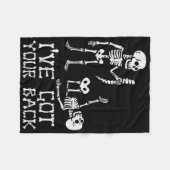 Halloween Skeletons Ive Got Your CK Kostuum Mannen Fleece Deken (Voorkant (Horizontaal))