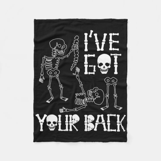 Halloween Skeletons Ive Got Your CK Kostuum Mannen Fleece Deken (Voorkant)