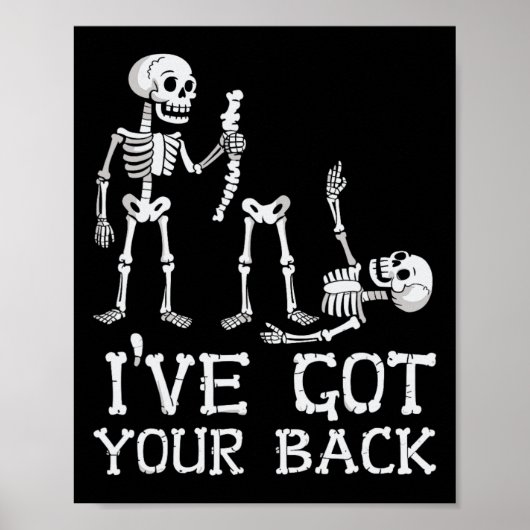 Halloween Skeletons Ive Got Your CK Kostuum Mannen Poster (Voorkant)