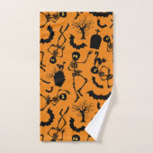 Halloween Skeletons Macabre Dance Bad Handdoek (Handdoek)