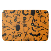 Halloween Skeletons Macabre Dance Badmat (Voorkant)