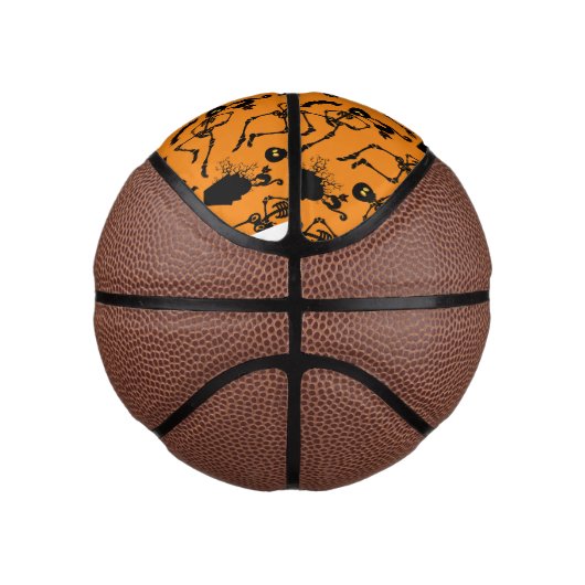 Halloween Skeletons Macabre Dance Basketbal (Rechts)