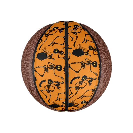 Halloween Skeletons Macabre Dance Basketbal (Verticaal)
