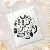 Halloween Skeletons Macabre Dance Bedankzakje (Geknipt)