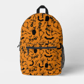 Halloween Skeletons Macabre Dance Bedrukte Rugzak (Voorkant)