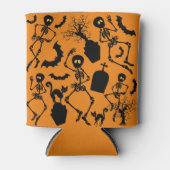 Halloween Skeletons Macabre Dance Blikjeskoeler (Voorkant)