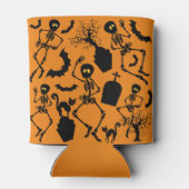 Halloween Skeletons Macabre Dance Blikjeskoeler (Achterkant)