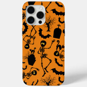 Halloween Skeletons Macabre Dance iPhone 15 Pro Max Hoesje