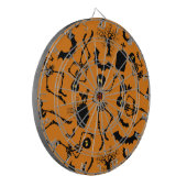 Halloween Skeletons Macabre Dance Dartbord (Voorkant Links)