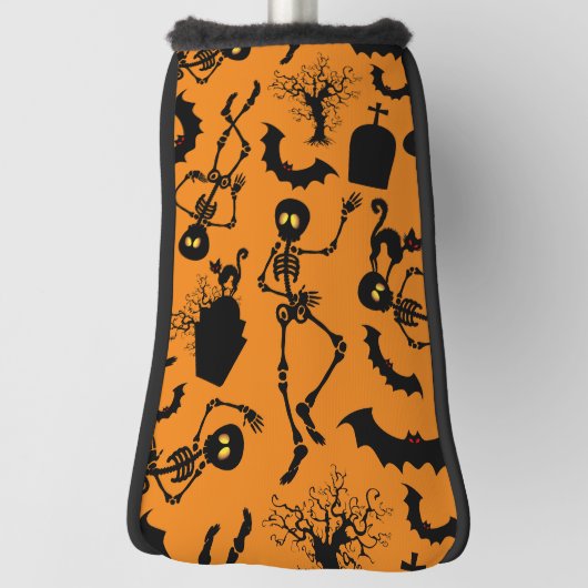 Halloween Skeletons Macabre Dance Golfheadcover (Draai 90)