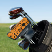Halloween Skeletons Macabre Dance Golfheadcover (Insitu)
