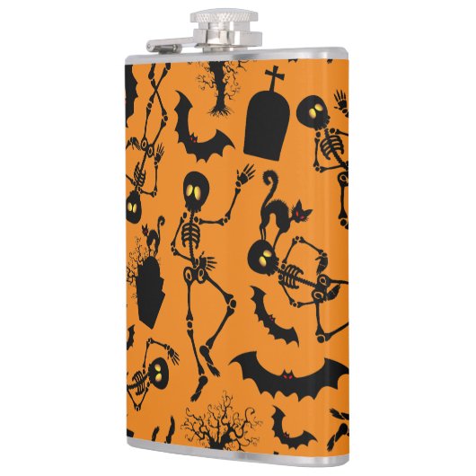 Halloween Skeletons Macabre Dance Heupfles (Links)