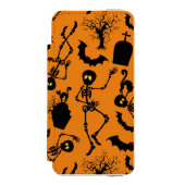 Halloween Skeletons Macabre Dance Incipio iPhone Portemonnee Hoesje (Voorkant Agenda)