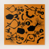 Halloween Skeletons Macabre Dance Legpuzzel (Horizontaal)