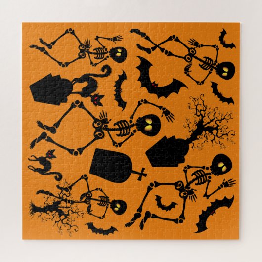 Halloween Skeletons Macabre Dance Legpuzzel (Horizontaal)