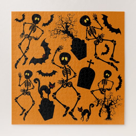 Halloween Skeletons Macabre Dance Legpuzzel (Verticaal)