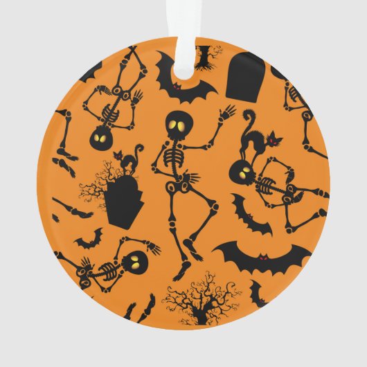 Halloween Skeletons Macabre Dance Ornament (achterkant)