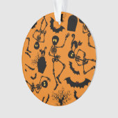 Halloween Skeletons Macabre Dance Ornament (voorkant)