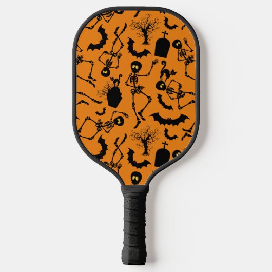 Halloween Skeletons Macabre Dance Pickleball Paddle (Achterkant)