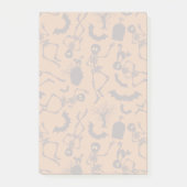 Halloween Skeletons Macabre Dance Post-it® Notes (Voorkant)