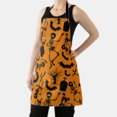 Halloween Skeletons Macabre Dance Schort (Insitu)