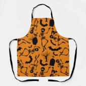 Halloween Skeletons Macabre Dance Schort (Voorkant)