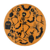 Halloween Skeletons Macabre Dance Snijplank (Voorkant)