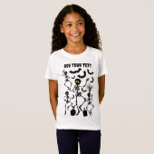 Halloween Skeletons Macabre Dance T-shirt (Voorkant volledig)