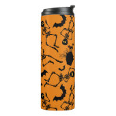Halloween Skeletons Macabre Dance Thermosbeker (Gedraaid links)
