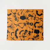 Halloween Skeletons Macabre Dance Wandkleed (Voorkant (horizontaal))