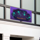 Halloween Skeletons Spandoek (Buitenkant Gebouw)