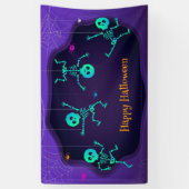 Halloween Skeletons Spandoek (Verticaal)