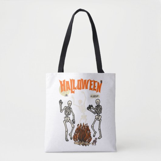 Halloween Skeletons Tote Bag (Voorkant)