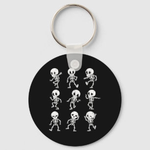 Halloween Skeletten Dansen Grappige Kostuum Mannen Sleutelhanger