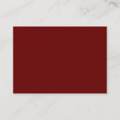 halloween skeletten goud script rsvp bruiloft informatiekaartje (Achterkant)